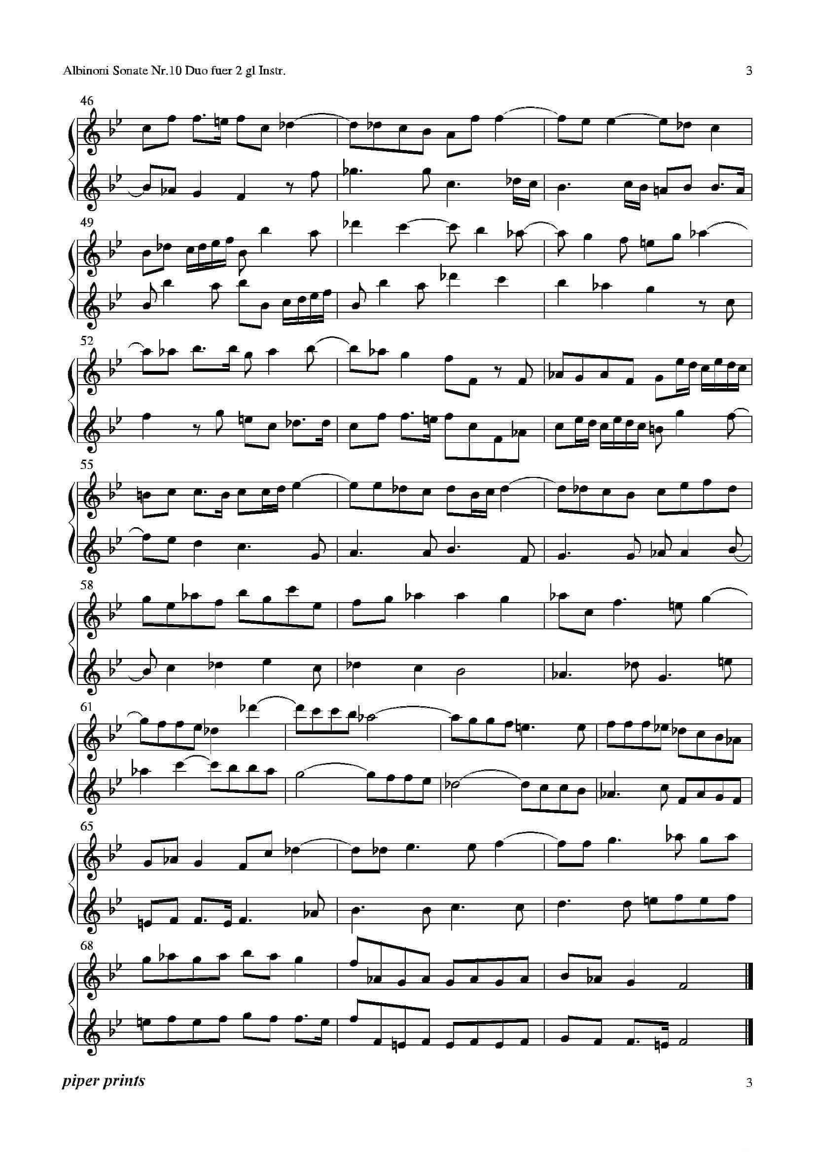 Sonate Nr.10（二重奏）-3