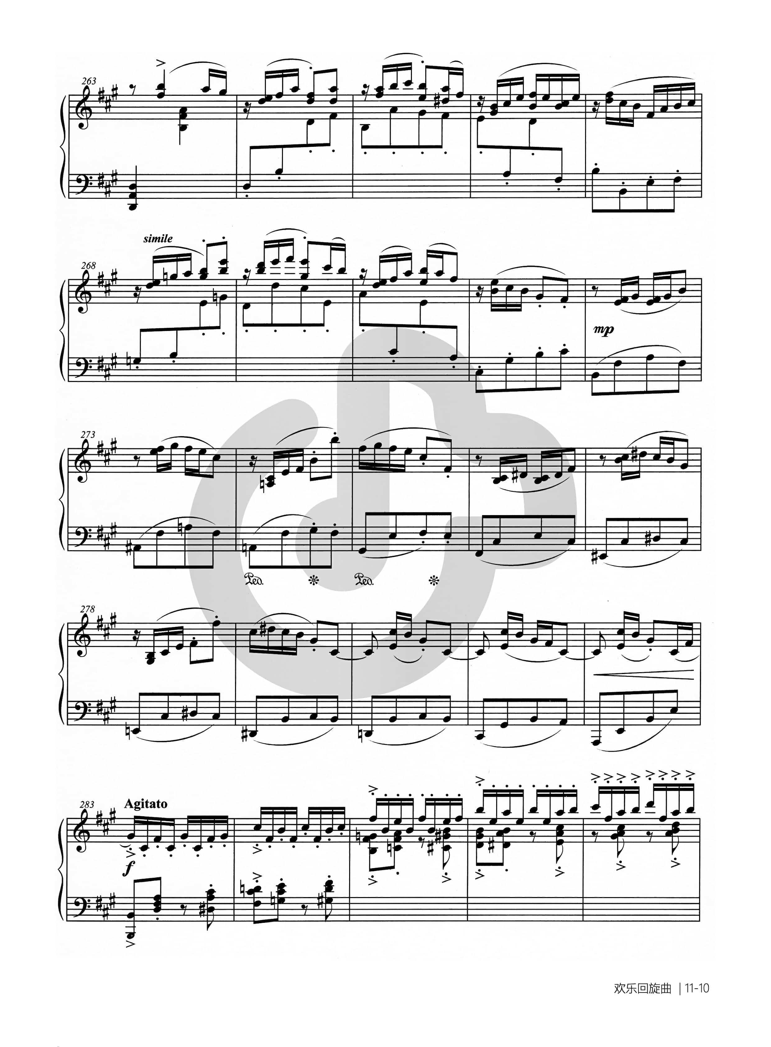 钢琴谱欢乐回旋曲-10